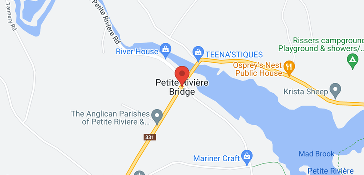 map of Lot Petite Riviere Road